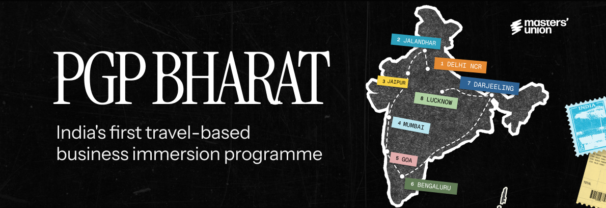 PGP Bharat — India's first travel-based business immersion programme