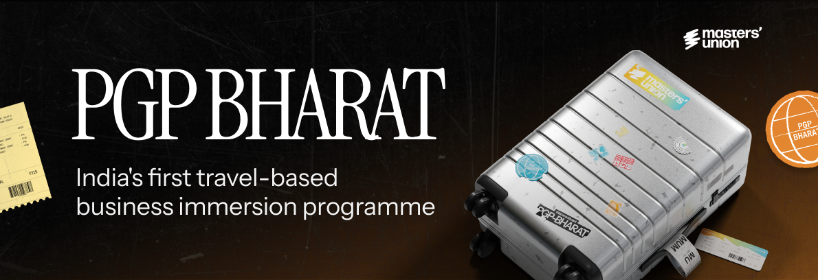 PGP Bharat — India's first travel-based business immersion programme